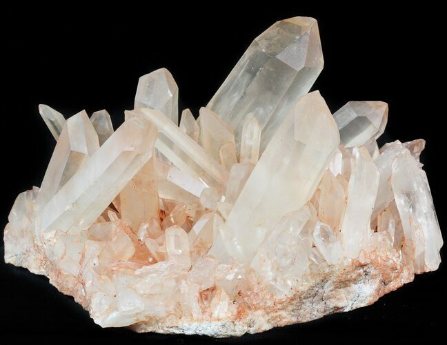 Tangerine Quartz Crystal Cluster - Madagascar #48545